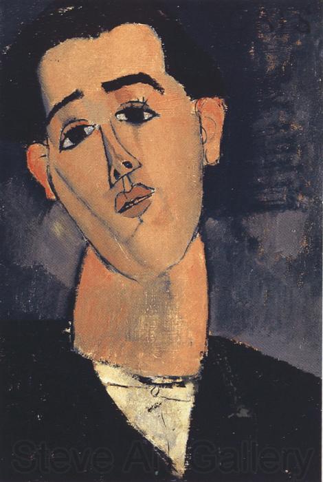 Amedeo Modigliani Portrait of Juan Gris (mk39) France oil painting art